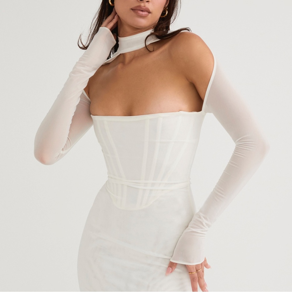 milarose white dress *only worn once*